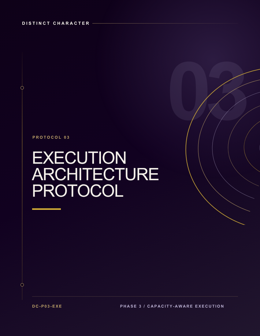 Execution Architecture Protocol